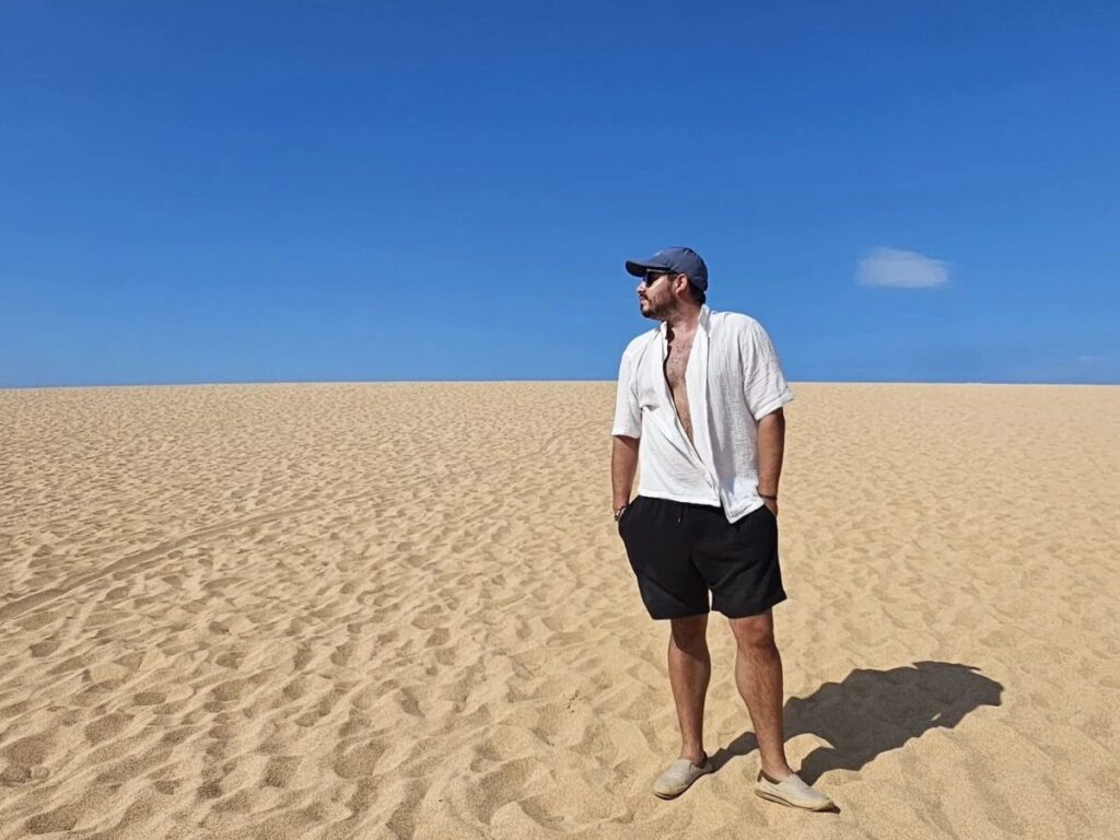 Colombiajero en las Dunas de Taroa