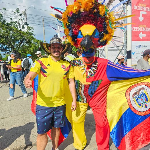 colombiajero disfrutando el carnaval de barranquilla