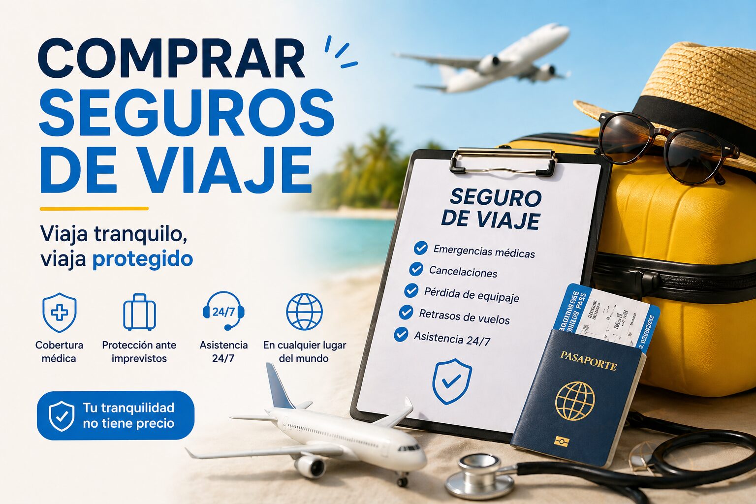 Comprar seguros de viaje: guía completa para viajar tranquilo